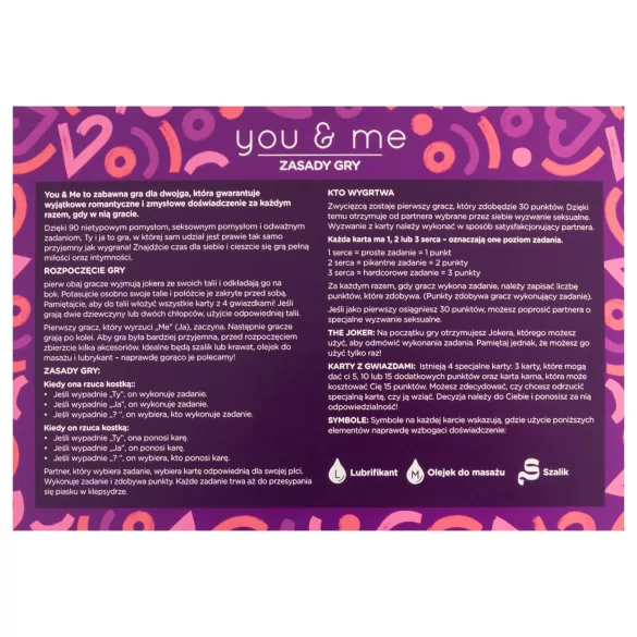 you & me - erootiline paarimäng (poola keeles)