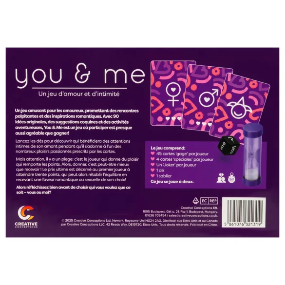 you & me - erootiline paarimäng (prantsuse)