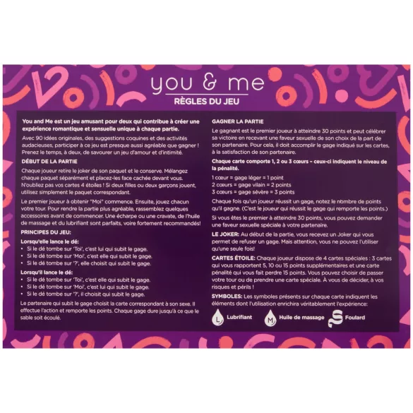 you & me - erootiline paarimäng (prantsuse)