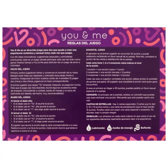 you & me - erootiline paarimäng (hispaania)