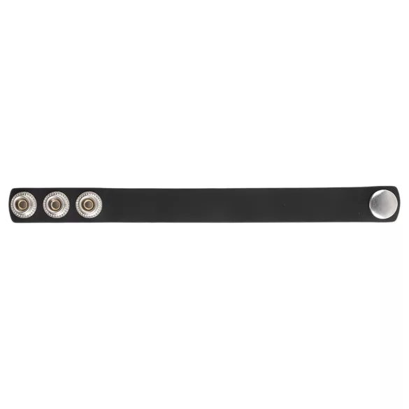 Pulselock Forge - reguleeritav trukiga silikoonist peenisering (must) - 200 mm