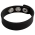 Pulselock Forge - reguleeritav trukiga silikoonist peenisering (must) - 200 mm