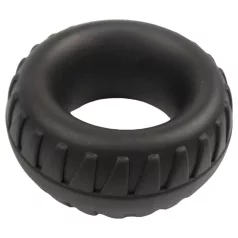   Pulselock Oak - eriti paks silikoonist peenisrõngas (must) - 40 mm