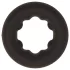 Pulselock Cocktura - täpiline silikoonist peeniserõngas (must) - 27 mm