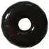 Pulselock Forge - rattakujuline TPE peeniserõngas (must) - 19 mm