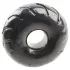 Pulselock Forge - rattakujuline TPE peeniserõngas (must) - 19 mm