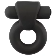   Pulselock Vantr - akuga vibreeriv peenisrõngas (must) - 25 mm