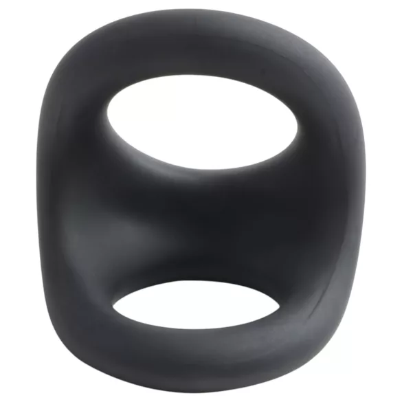 Pulselock Taur - kontuuriga peenise- ja munandiring (must)