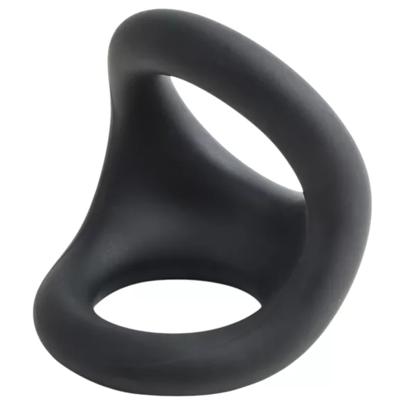 Pulselock Taur - kontuuriga peenise- ja munandiring (must)
