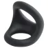 Pulselock Taur - kontuuriga peenise- ja munandiring (must)