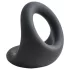 Pulselock Taur - kontuuriga peenise- ja munandiring (must)