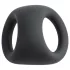 Pulselock Taur - kontuuriga peenise- ja munandiring (must)