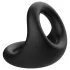 Pulselock Taur - kontuuriga peenise- ja munandiring (must)