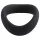 Pulselock Cocktura - keerdus silikoonist peeniserõngas (must) - 50 mm