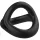 Pulselock Taur - Y-kujuline peenise- ja munandiring (must) - M