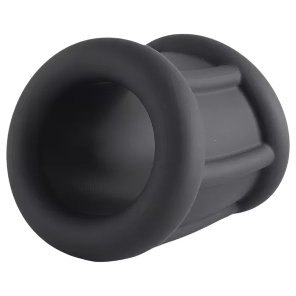 Pulselock Cocktura - sooniline silikoonist peeniserõngas (must) - 30 mm