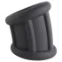 Pulselock Cocktura - sooniline silikoonist peeniserõngas (must) - 30 mm