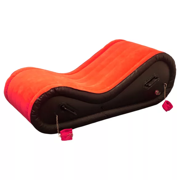 Desirel Magic Pillow - täispuhutav BDSM-seksmööbel - käeraudadega (punane)