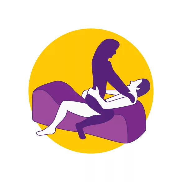 Desirel Magic Pillow - täispuhutav BDSM-seksmööbel - käeraudadega (punane)