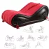 Desirel Magic Pillow - täispuhutav BDSM-seksmööbel - käeraudadega (punane)