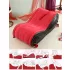 Desirel Magic Pillow - täispuhutav BDSM-seksmööbel - käeraudadega (punane)