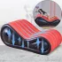 Desirel Magic Pillow - täispuhutav BDSM-seksmööbel - käeraudadega (punane)