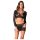 Rene Rofe - Kaheosaline võrgust kleit (S-L) - must