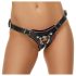 ZADO - nahast strap-on aluspesu (must) - S-L
