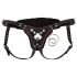 ZADO - nahast strap-on aluspesu (must) - S-L