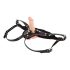 ZADO - nahast strap-on aluspesu (must) - S-L