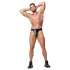 ZADO - must nahast tanga-kantsükel kahe lukuga (S-2XL)