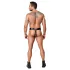 ZADO - must nahast tanga-kantsükel kahe lukuga (S-2XL)