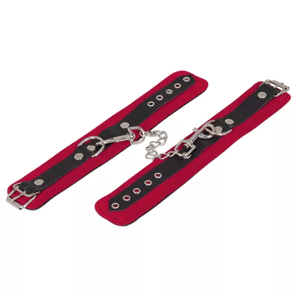 ZADO - nahast pahkluu mansetid (punane)