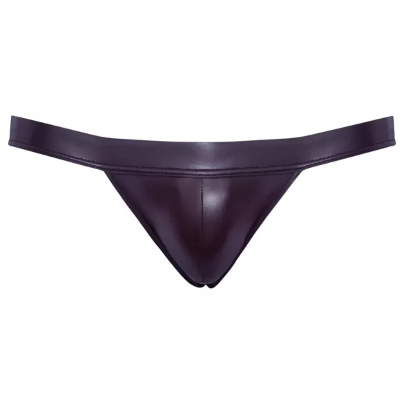 Svenjoyment - meeste läikiv jockstrap - must - L