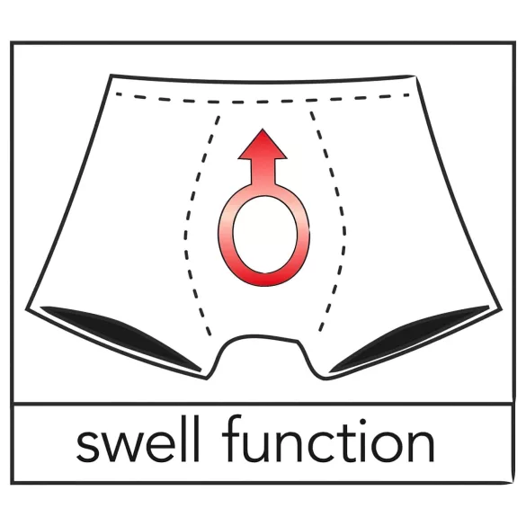 Meeste tanga eemaldatava esiosaga must - XL