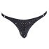 Svenjoyment - meeste stringid rhinestones'iga (must) - L