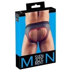 Svenjoyment - avatud jocksträpp - must - XL