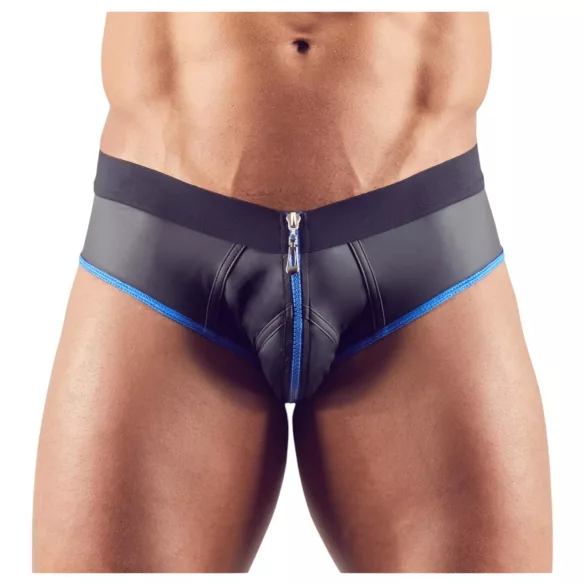 Svenjoyment - avatud jock-strap aluspüksid - must-sinine