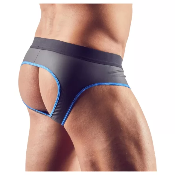 Svenjoyment - avatud jock-strap aluspüksid - must-sinine