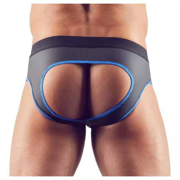 Svenjoyment - avatud jock-strap aluspüksid - must-sinine