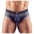 Svenjoyment - avatud jock-strap aluspüksid - must-sinine - M
