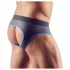Svenjoyment - avatud jock-strap aluspüksid - must-sinine - M