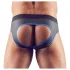 Svenjoyment - avatud jock-strap aluspüksid - must-sinine - M