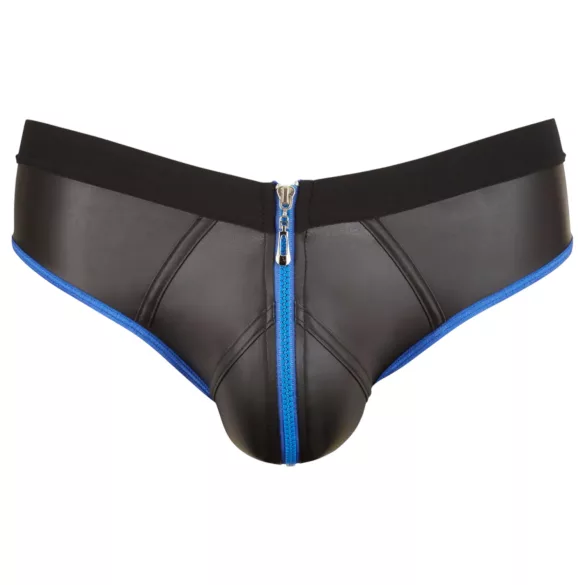 Svenjoyment - avatud jock-strap aluspüksid - must-sinine - M