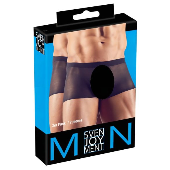 Svenjoyment - must läbipaistvad bokserid (2-osaline) S-L