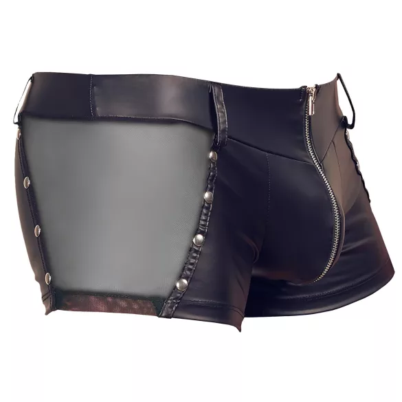 Svenjoyment - meeste bokserid - läikiv - must - M