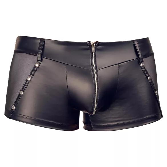 Svenjoyment - meeste bokserid - läikiv - must - XL