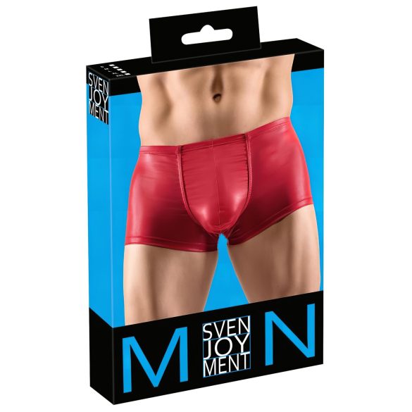Svenjoyment - meeste push-up bokserid - läikiv - punane - 2XL