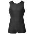 Svenjoyment - varrukesteta lühike meeste overall (must) - 2XL