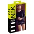 NEK - ristikujuline pikkade varrukatega meeste särk (must) - XL